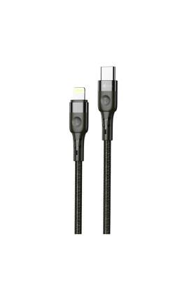 I-XTECH IX-UC013 TYPE-C TO LIGHTNING KABLO 1.2M 2.4A SIYAH - 1