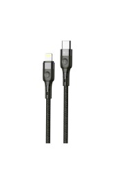 I-XTECH IX-UC013 TYPE-C TO LIGHTNING KABLO 1.2M 2.4A SIYAH - 2