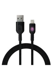 IXTECH IX-UC010 - LIGHTNING USB KABLO 1M 3.1AMPER HIZLI SARJ ORME KABLO X ISIKLI KABLO SIYAH 